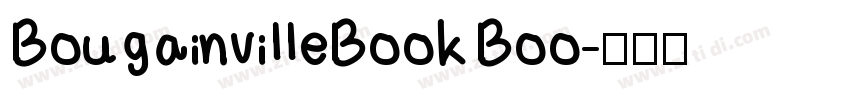 BougainvilleBook Boo字体转换